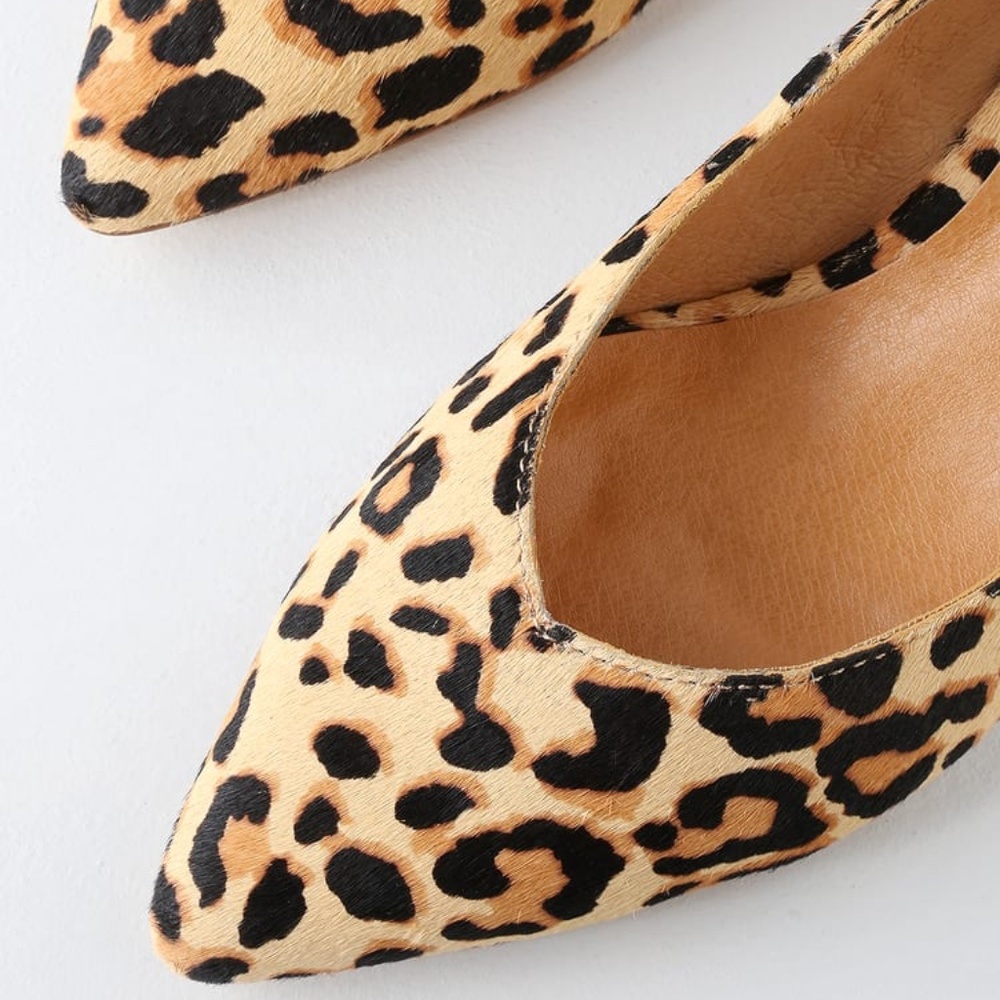 Zara Leopard Heels - Picture 4 of 10